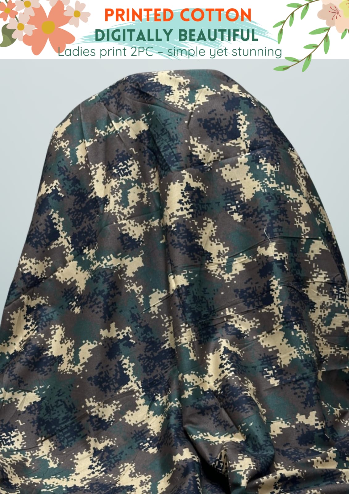 2 Piece Printed Summer Cotton