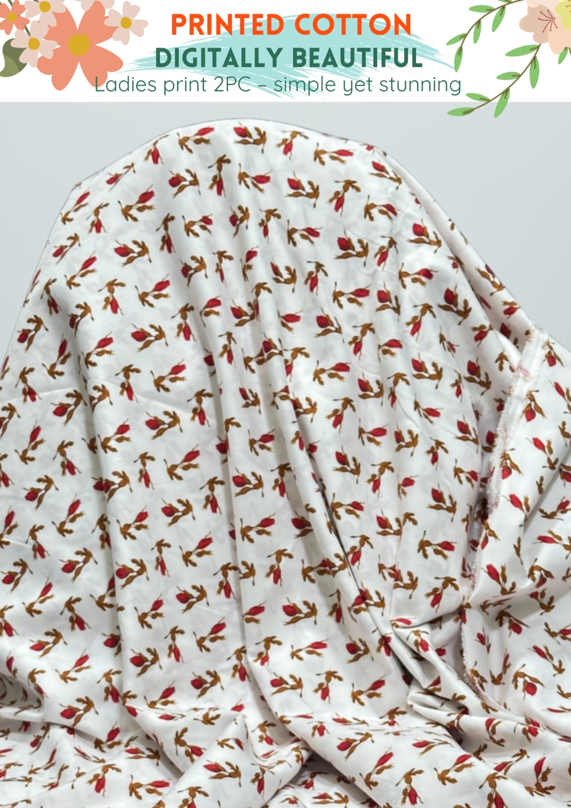 2 Piece Printed Summer Cotton