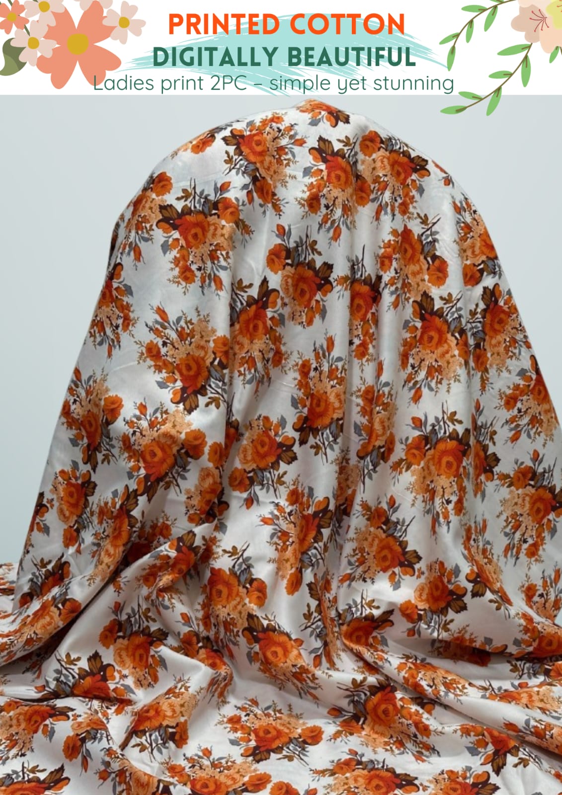 2 Piece Printed Summer Cotton