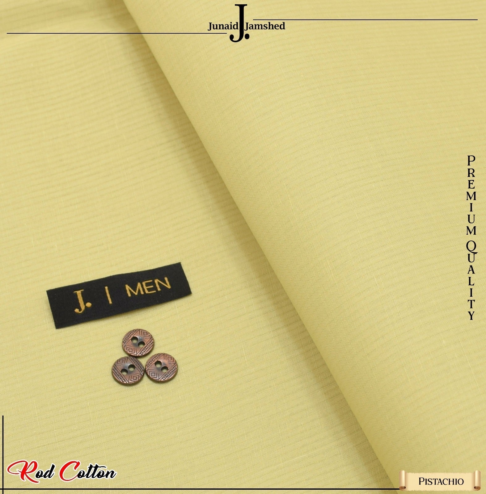 J. تأثر Pure Rod Cotton in Silver Finish