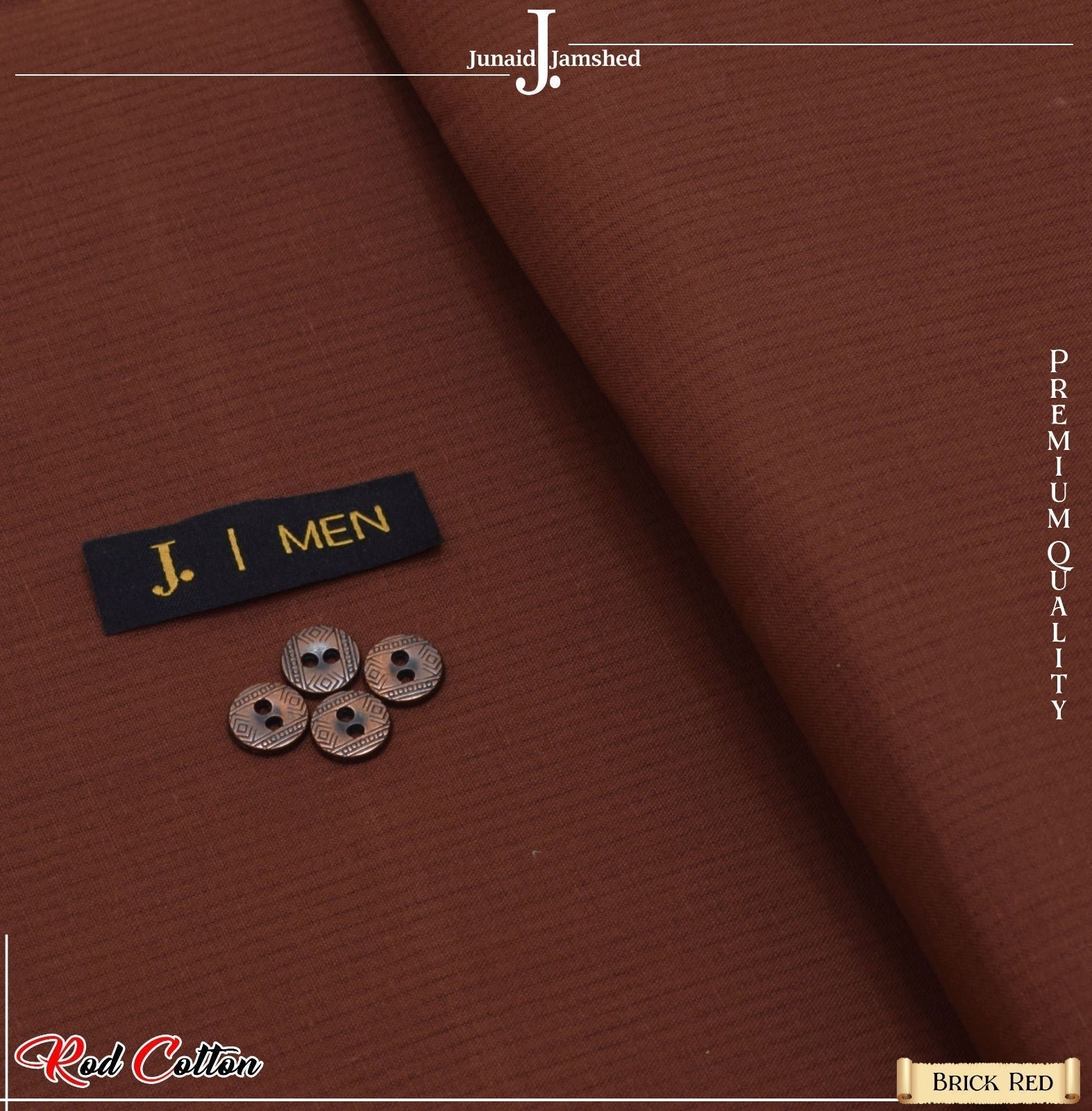 J. تأثر Pure Rod Cotton in Silver Finish