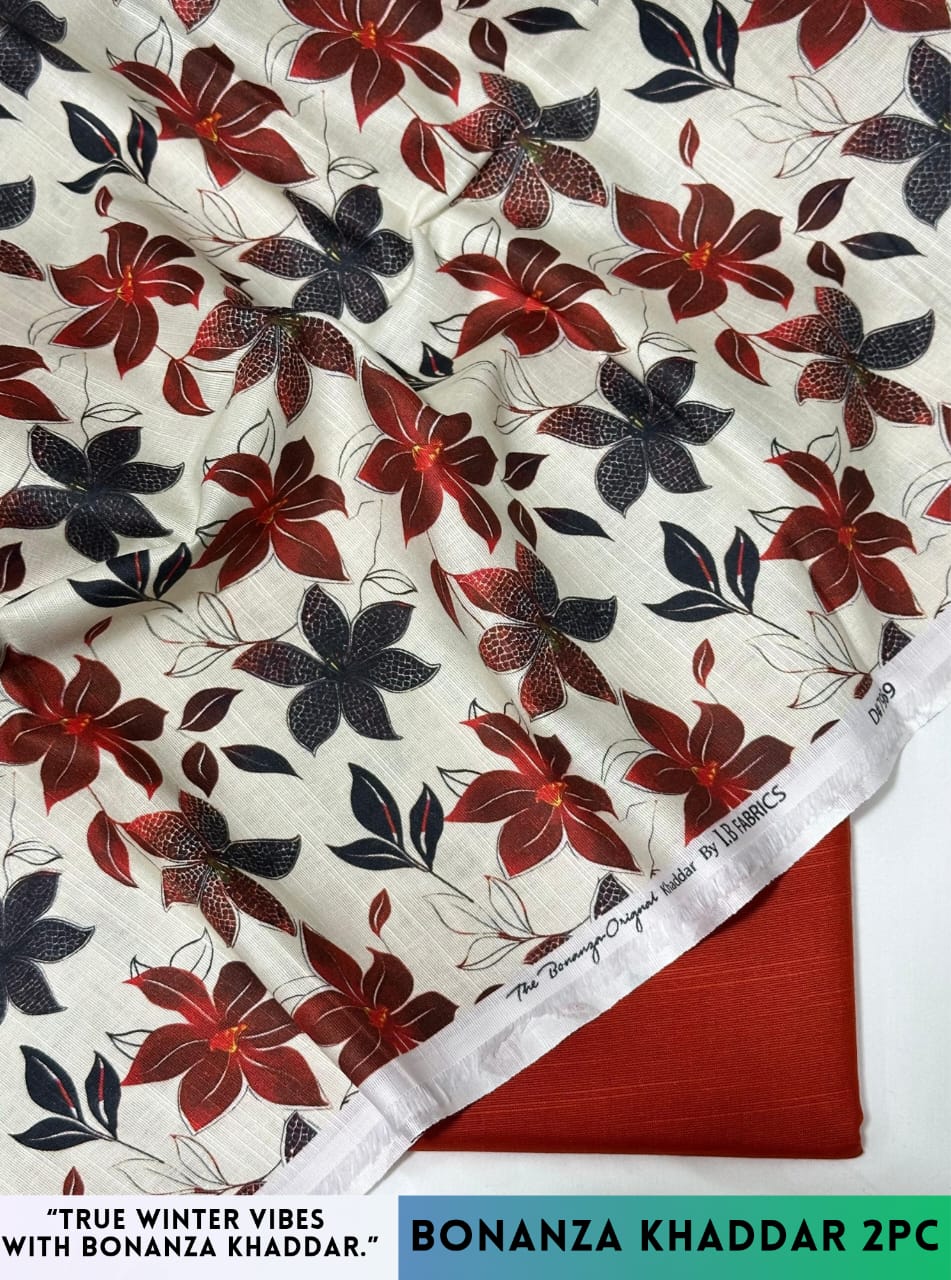 Bonanza Khaddar 2-Piece Unsticthed