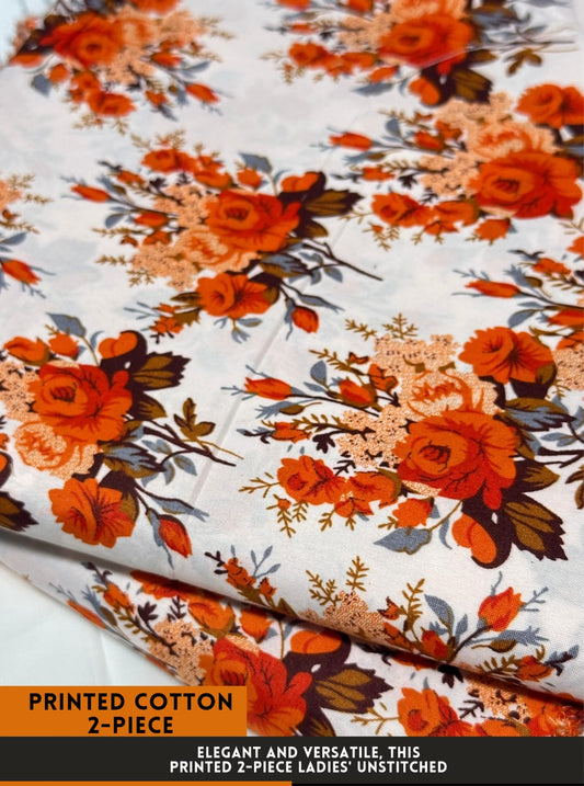 2 Piece Printed Cotton