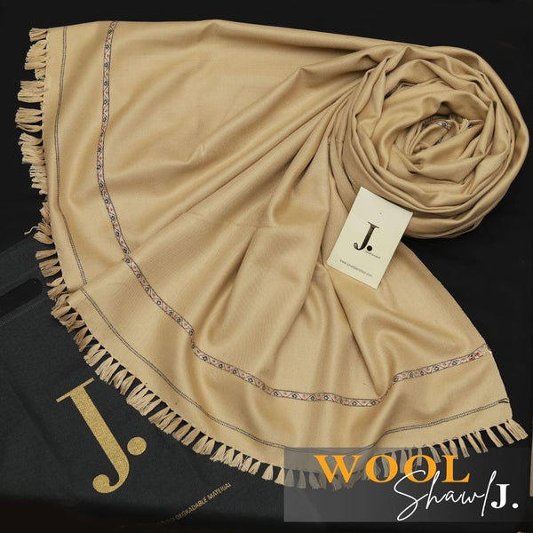 J. Men Premium Woolen Shawl D-009 (Skin)