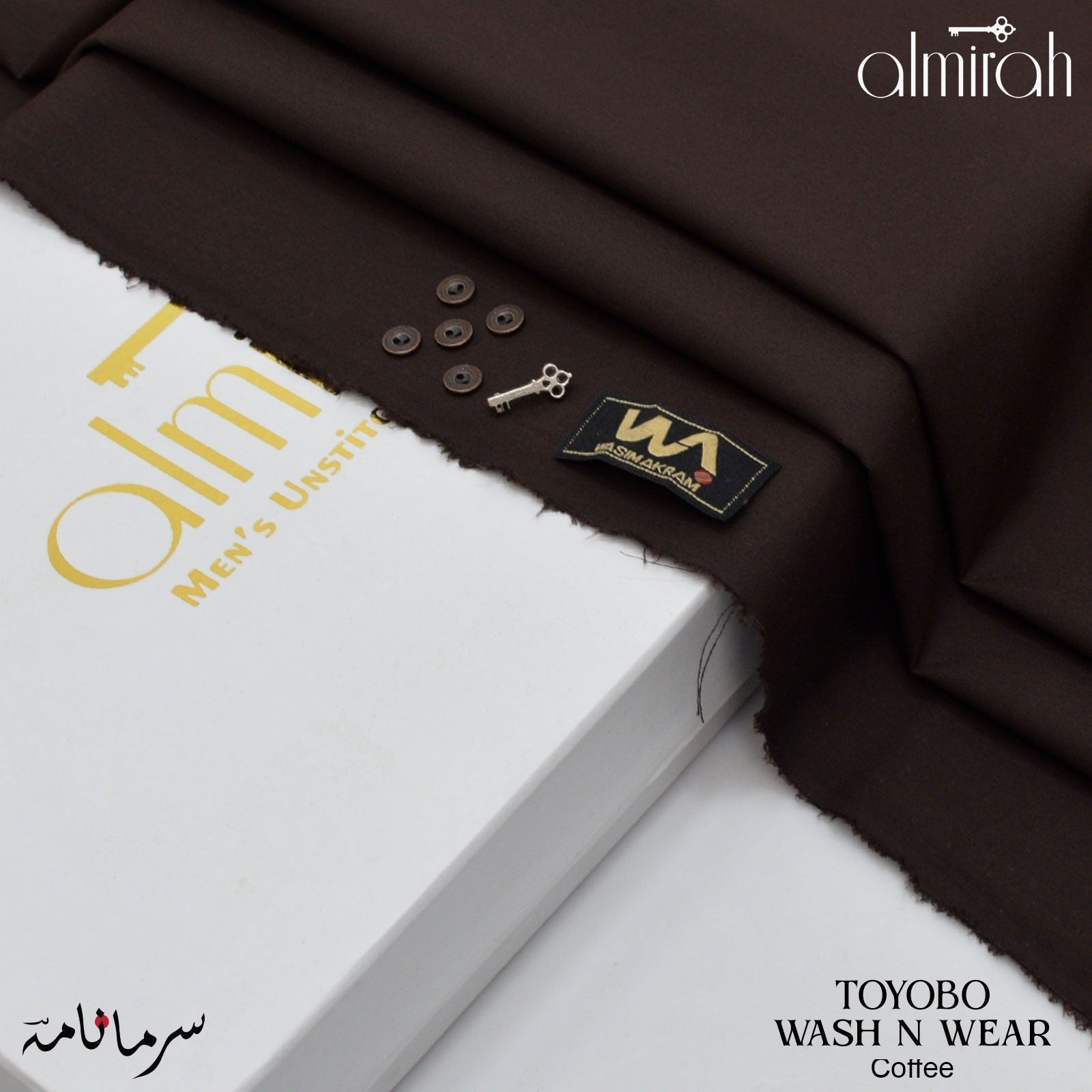 ALMIRAHسرمانامہ ITALIAN TOYOBO EXECUTIVE WASH N WEAR