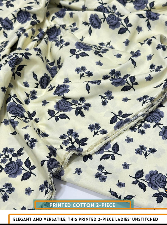 2 Piece Printed Summer Cotton