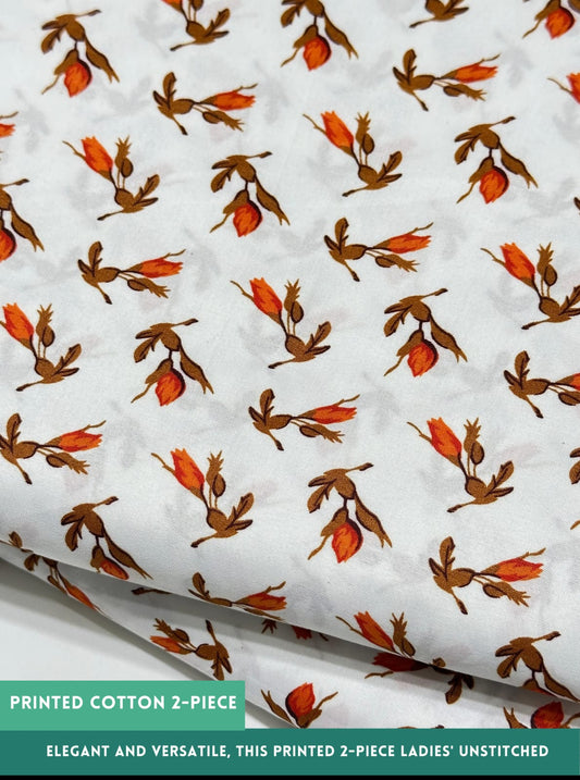 2 Piece Printed Summer Cotton
