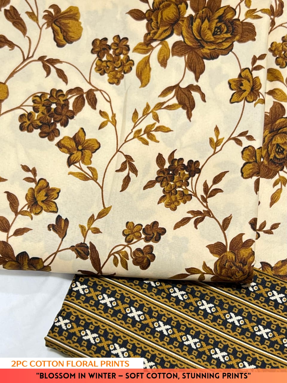 2 Piece Printed Cotton