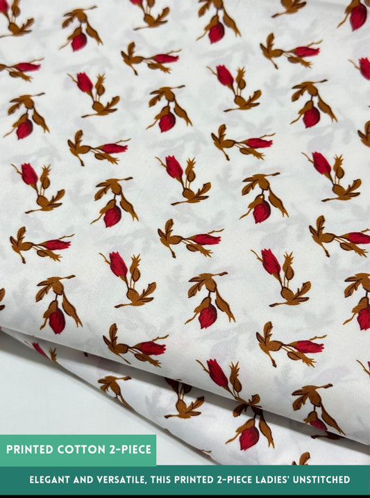 2 Piece Printed Summer Cotton