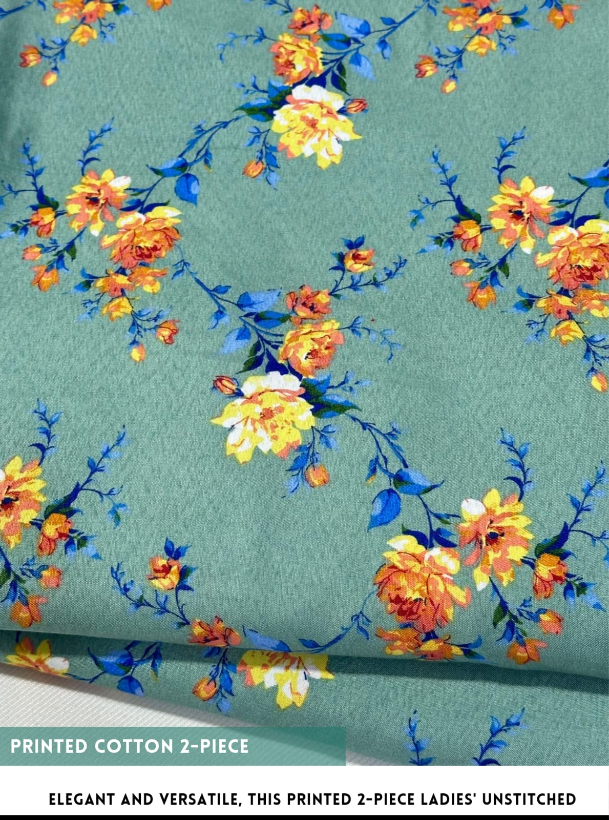 2 Piece Printed Cotton