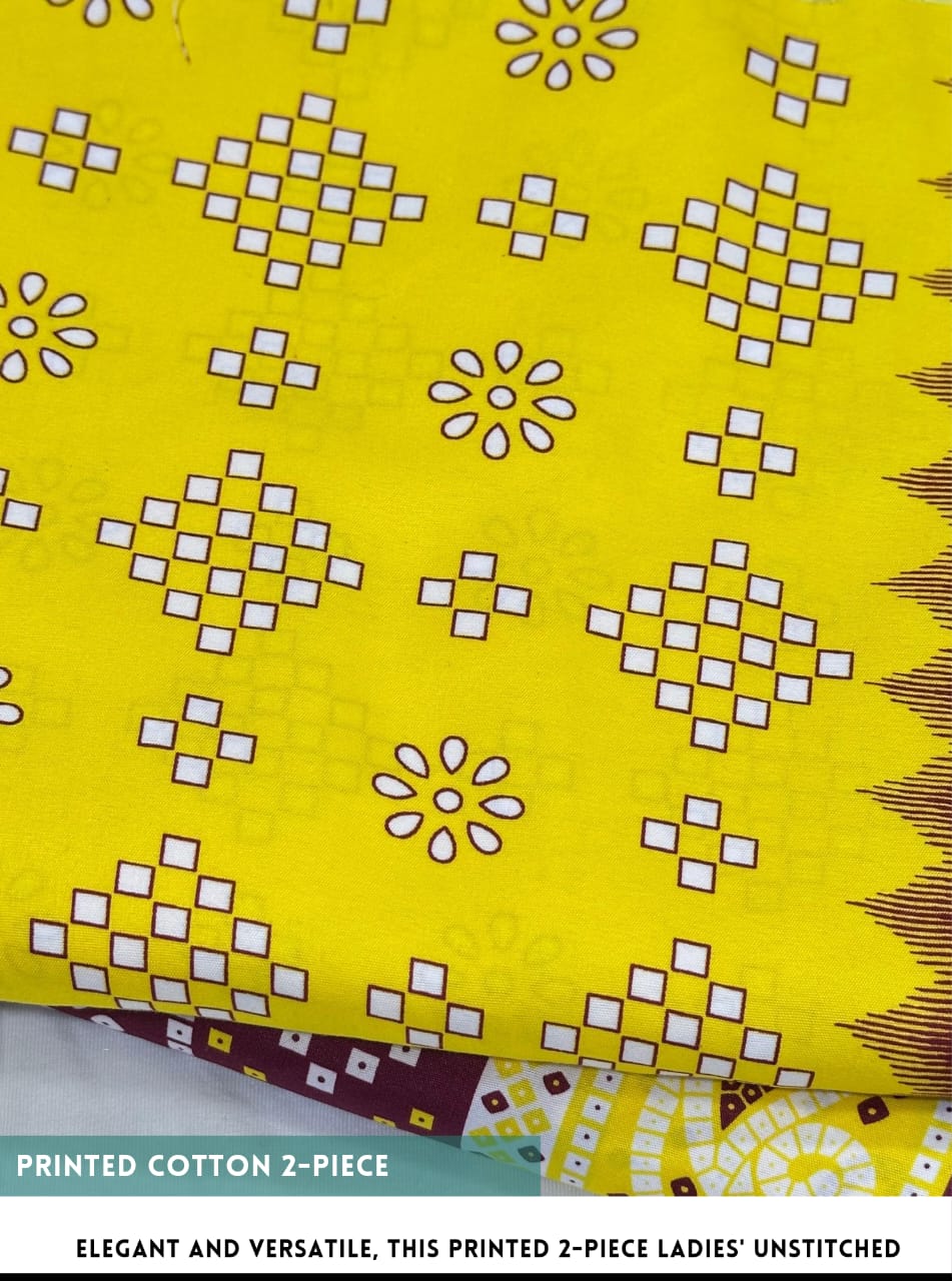 2 Piece Printed Cotton