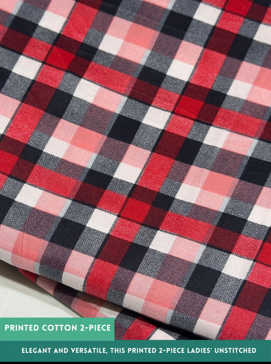 2 Piece Printed Summer Cotton