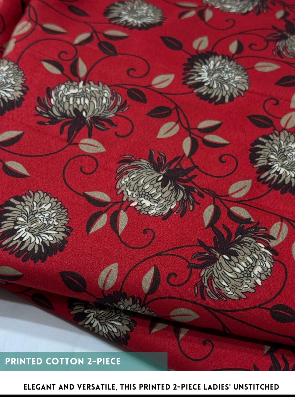 2 Piece Printed Cotton