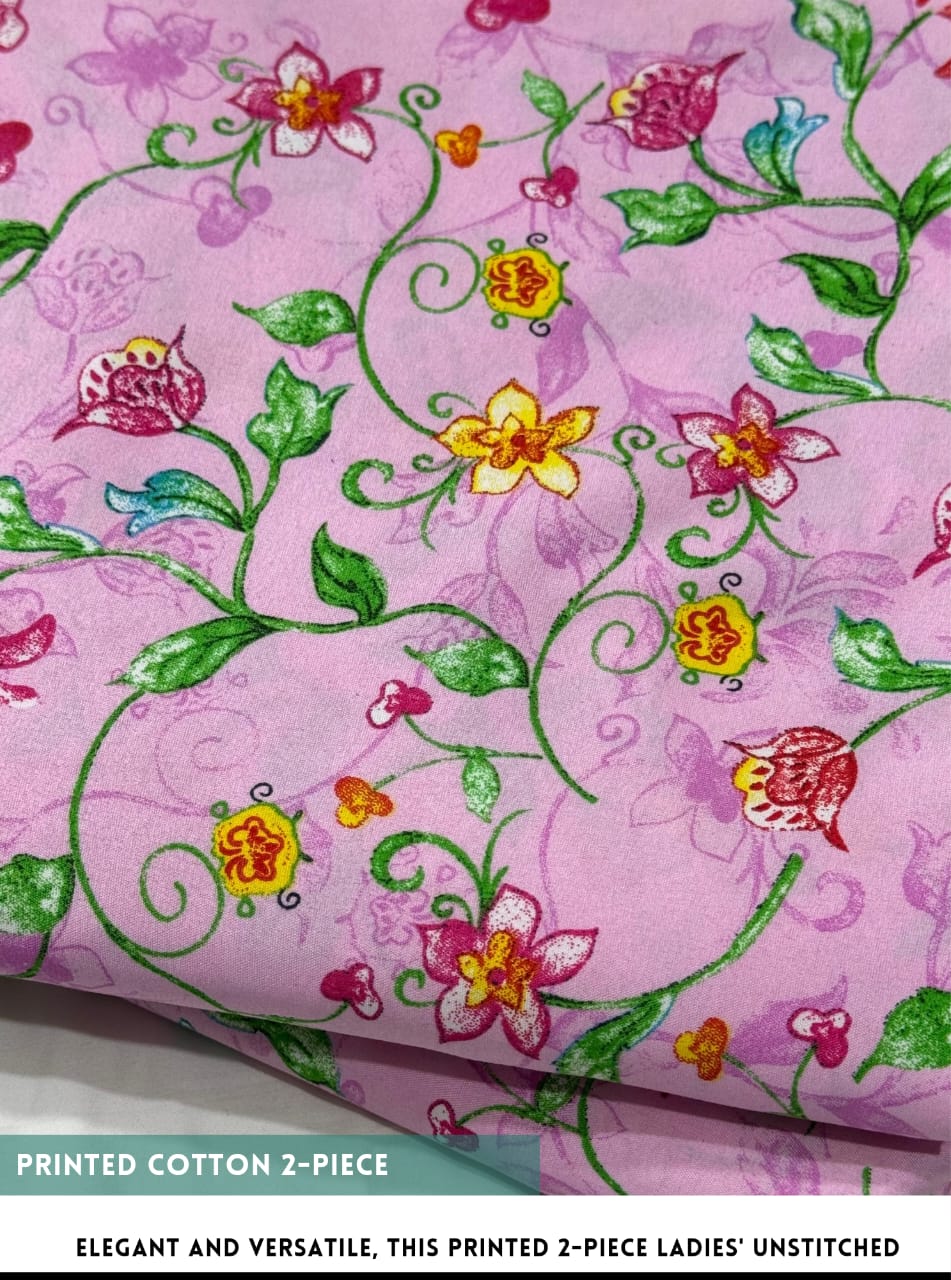 2 Piece Printed Cotton