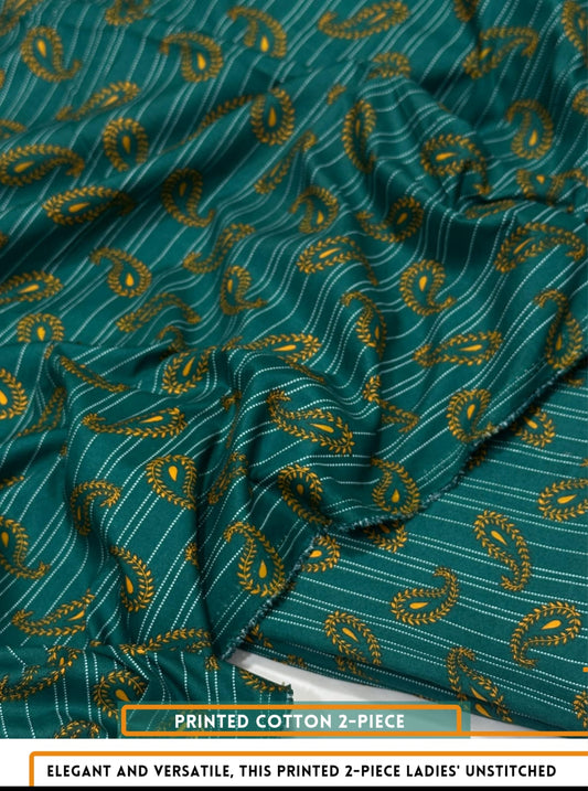 2 Piece Printed Summer Cotton