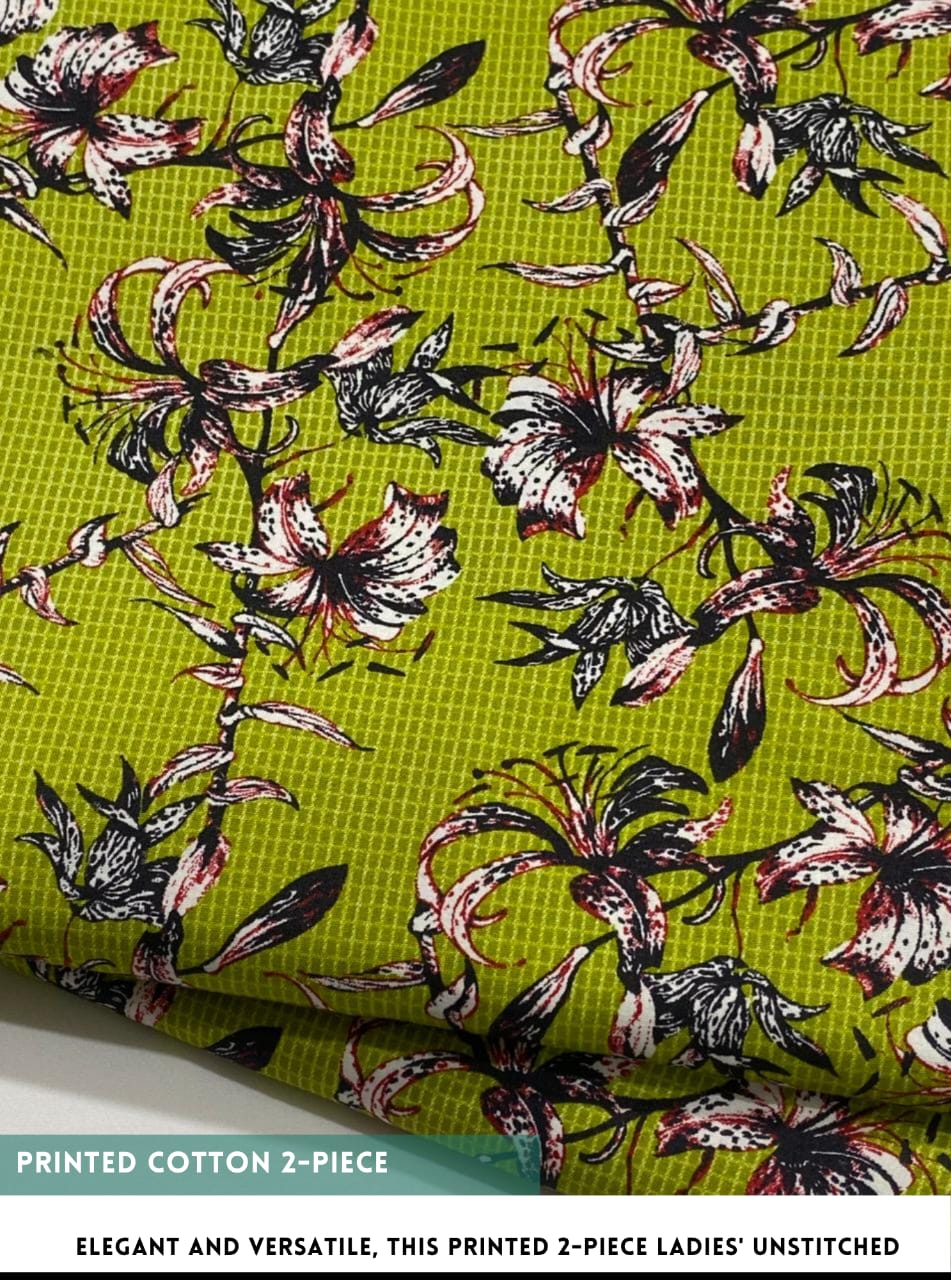 2 Piece Printed Cotton