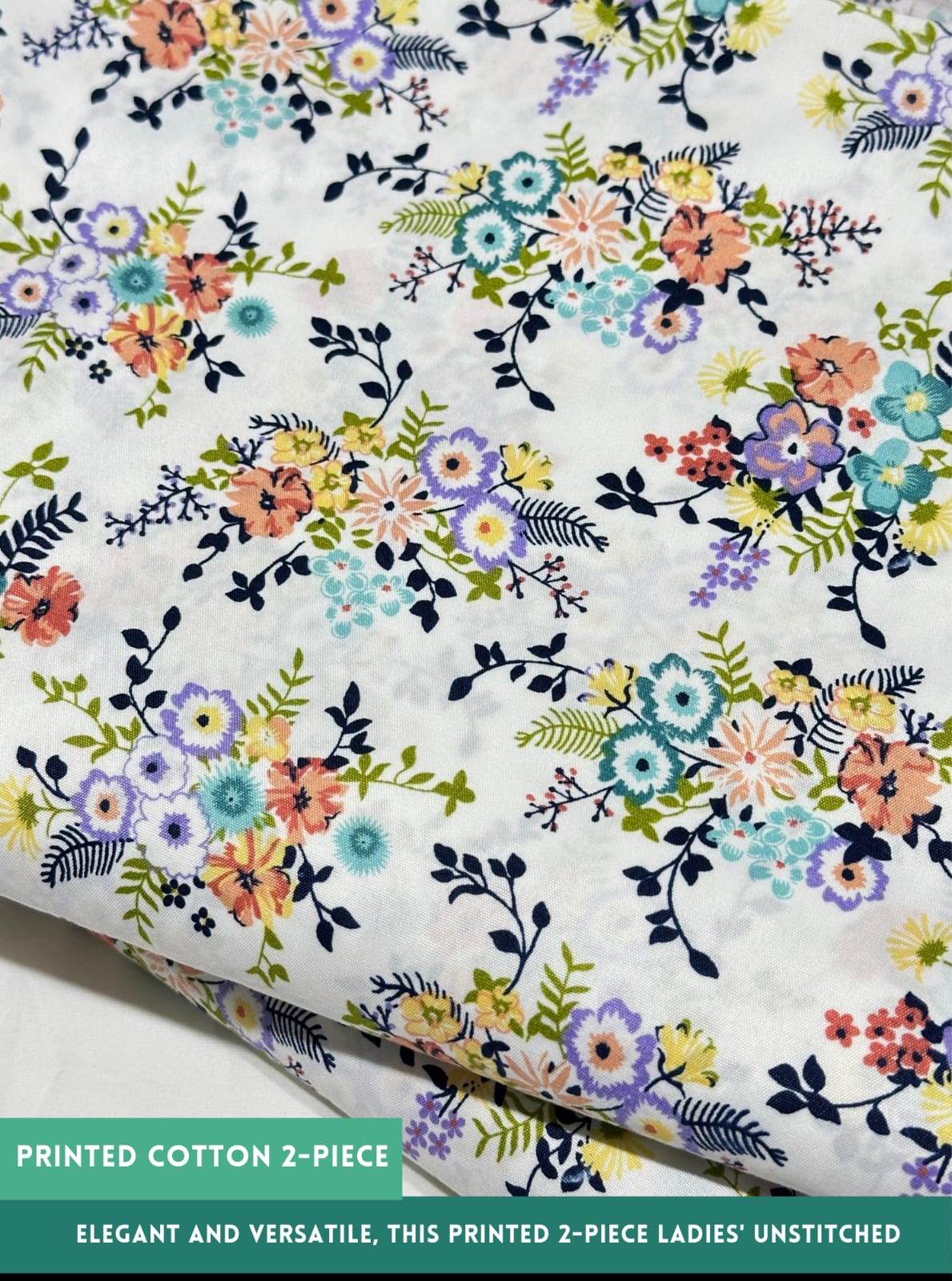 2 Piece Printed Summer Cotton