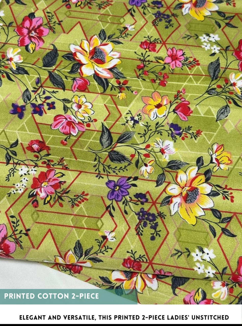 2 Piece Printed Cotton