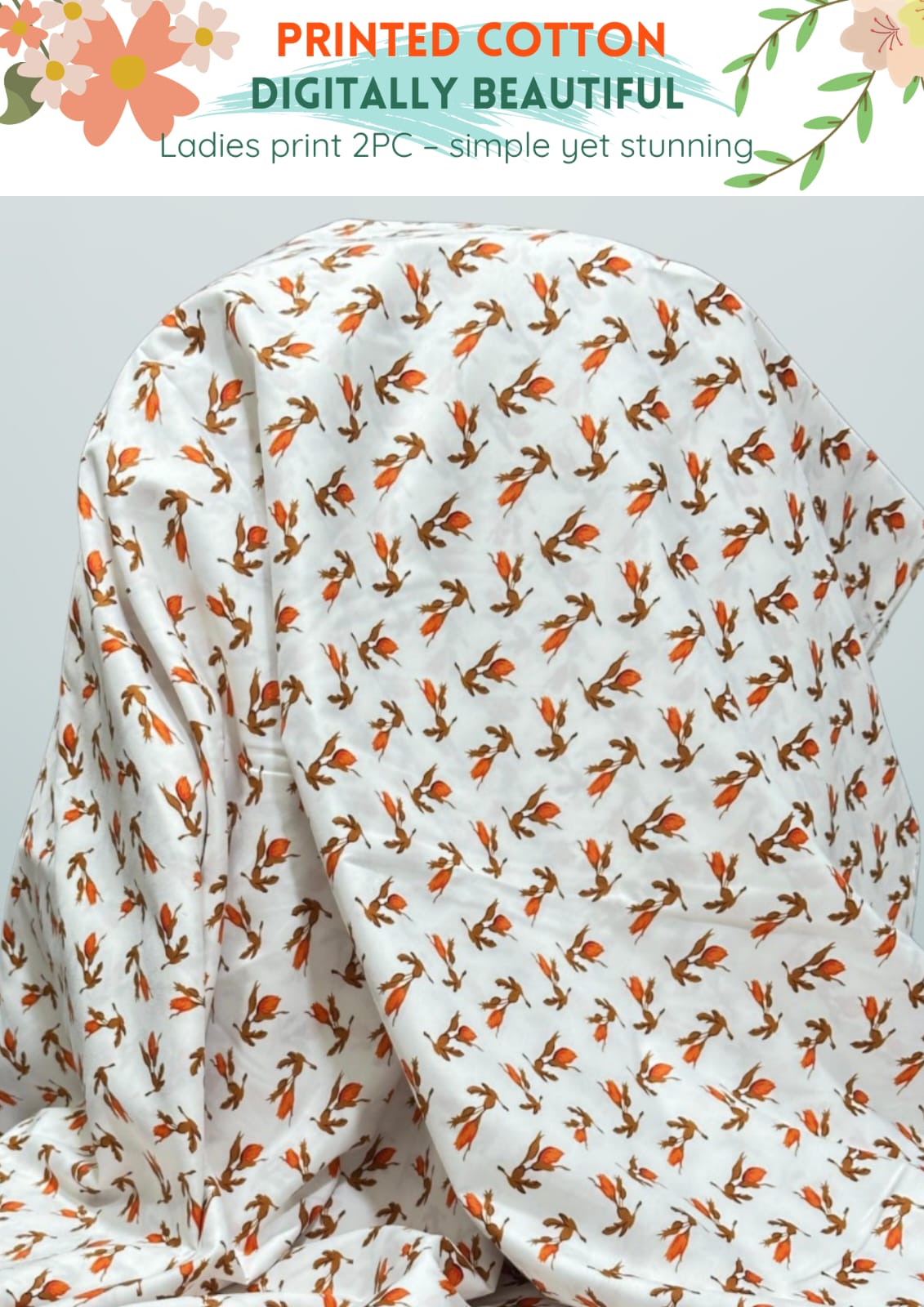 2 Piece Printed Cotton