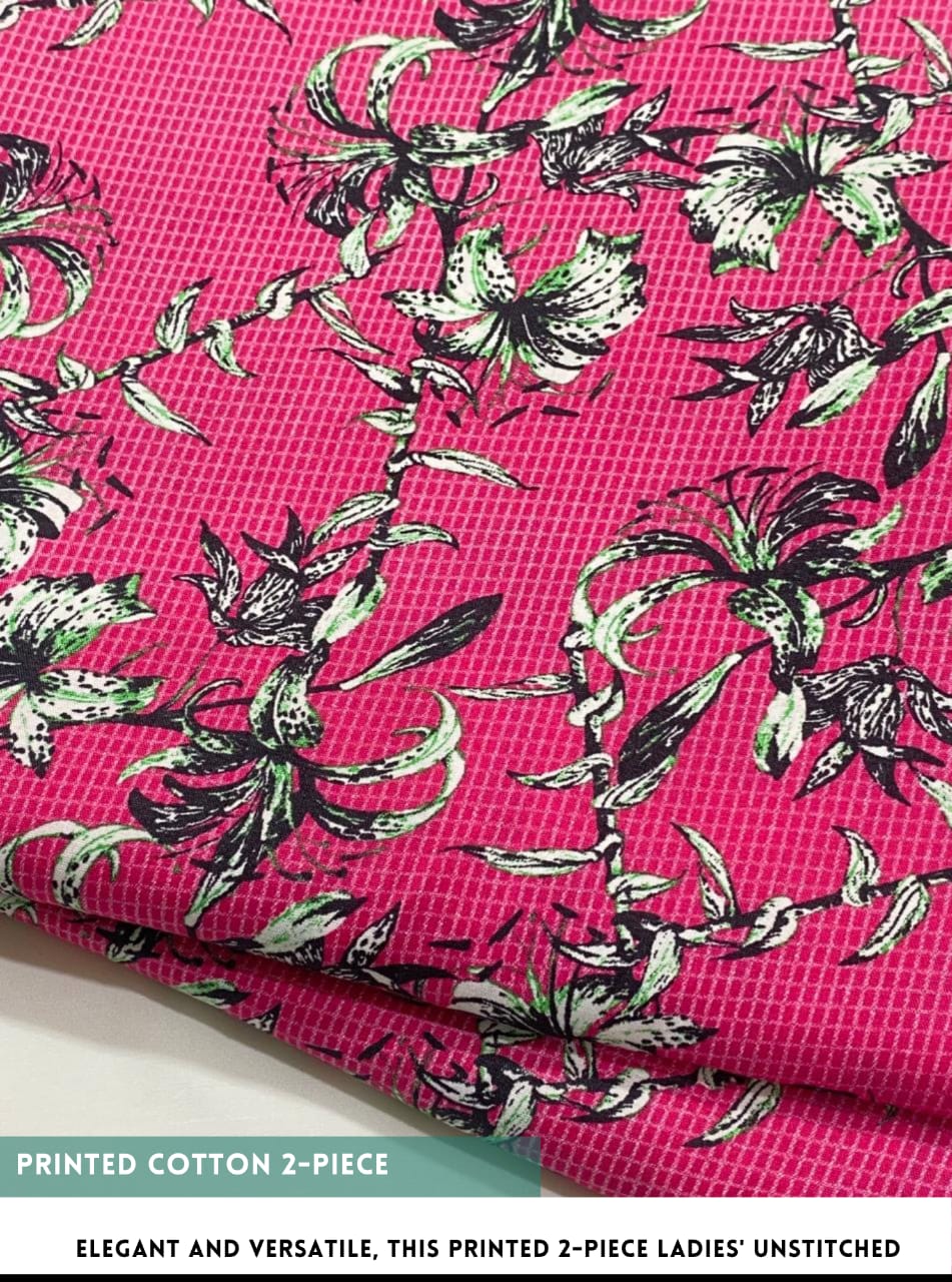2 Piece Printed Cotton