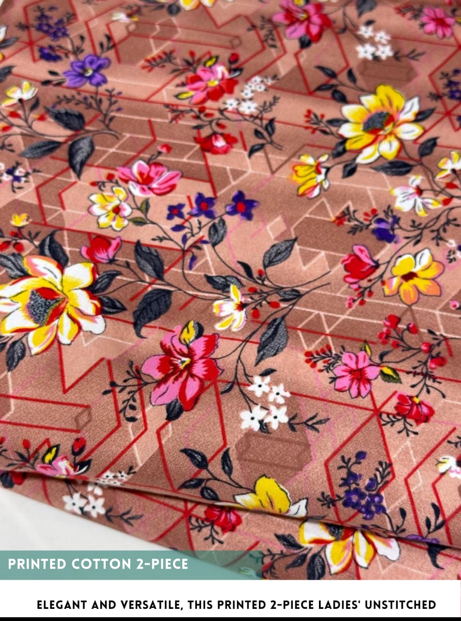 2 Piece Printed Cotton